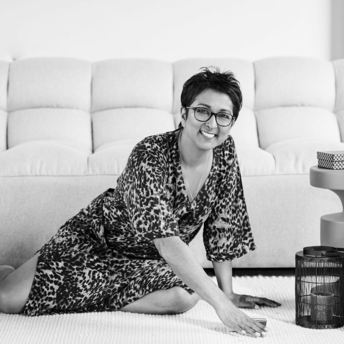 Mila Ganpatsing zwart wit